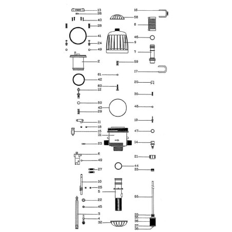 Water piston MixRite 2.5/3.5 - 1618043100