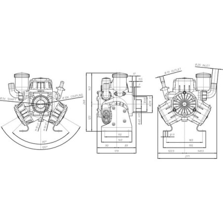 Pumpe AR 303 SP SGC BlueFlex - 16286AR