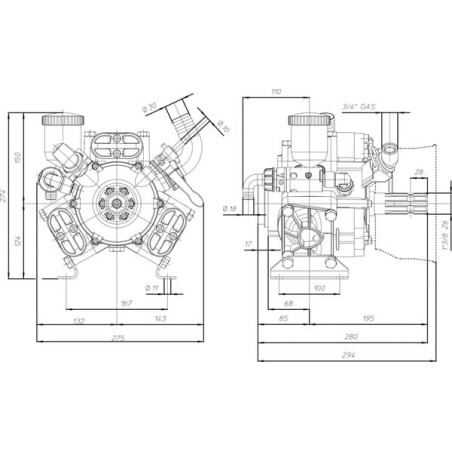Pumpe AR 503 SP SGC BlueFlex - 16289AR