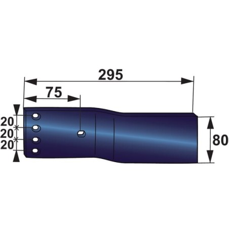 Listwa odkładnicy lewa - 172311