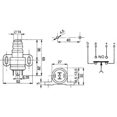 17160000 Cobo, Push button switches 