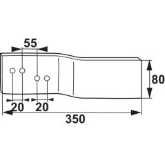 Mouldboard extension RH Gand B - 172347