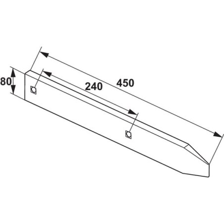 Landside rev. hardened Gand B - 172338N