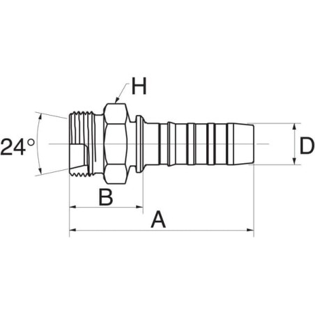 Insert DN25-M36x2 - 16GS25MDH