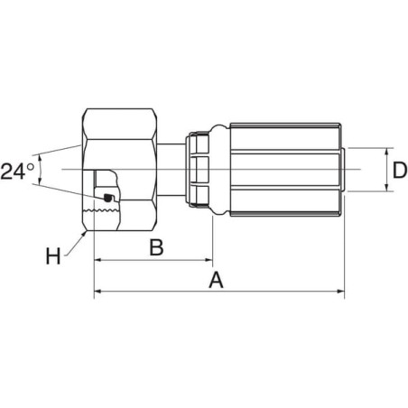 Insert DN25-M36x2 - 16G25FDHORX
