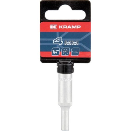 Socket long 1/4 inch 6-point 4 mm - 18060063040KR