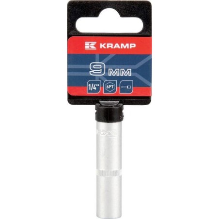 Socket long 1/4 inch 6-point 9 mm - 18060063090KR