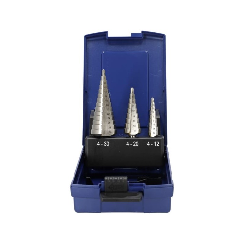 Step drill set 3 piece - 17601330003 Step drill set 3 piece - 17601330003