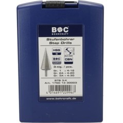 Step drill set 3 piece - 17601330003