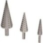 Step drill set 3 piece - 17601330003 Step drill set 3 piece - 17601330003