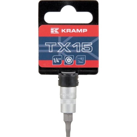 Screwdriver bit socket 1/4 inch Torx TX 15 - 18060066015KR