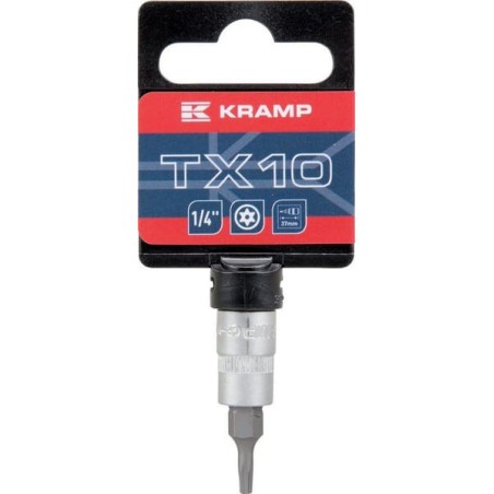 Screwdriver bit socket 1/4 inch Torx TX 10 - 18060066010KR