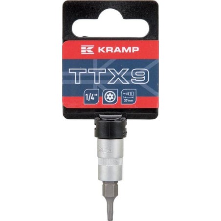 Screwdriver bit socket 1/4 inch Torx TX 9 - 18060066009KR