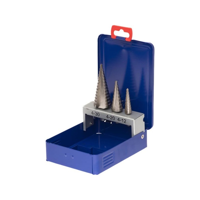 Step drill set 3 piece - 17601410003 Step drill set 3 piece - 17601410003