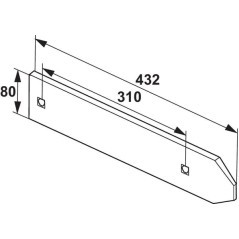 Landside Short R/H Besson - 173338