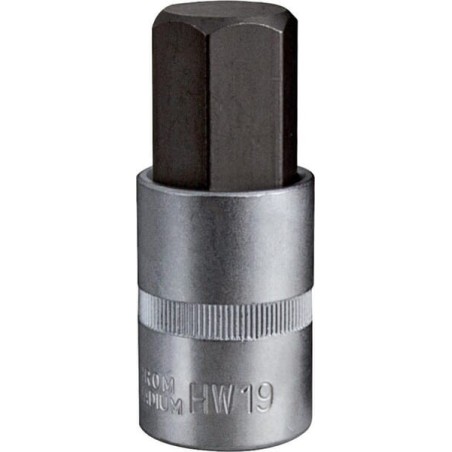 Screwdriver bit socket 1/2 inch Hex 19 mm - 18060135019KR