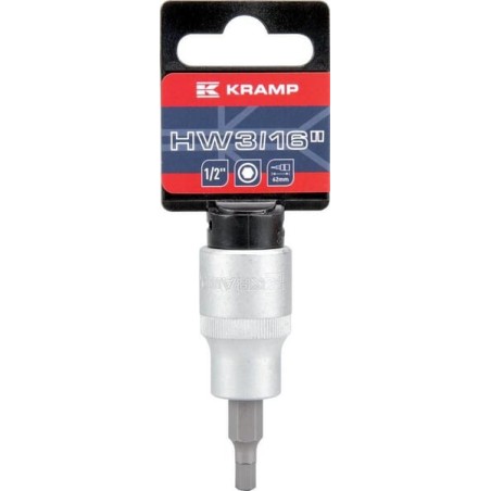 Screwdriver bit socket 1/2 inch Hex 3/16 inch - 18060135205KR