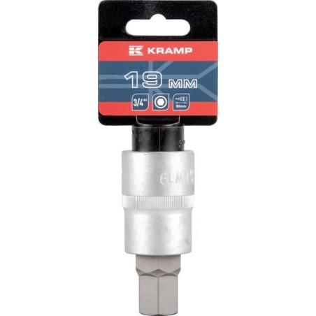 Screwdriver bit socket 3/4 inch Hex 19 mm - 18060195019KR