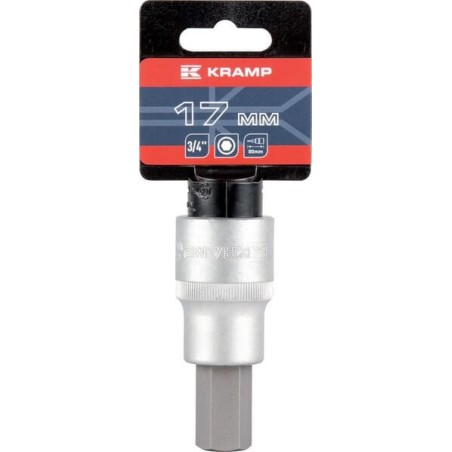 Screwdriver bit socket 3/4 inch Hex 17mm - 18060195017KR