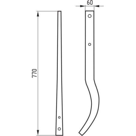 Plough beam Unia, AP18 Kos - 1861010010
