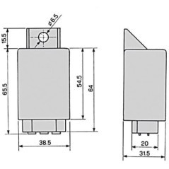 1900960000 Cobo, Turn signal relay 