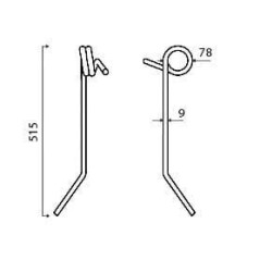 Seed tine - 18903650N