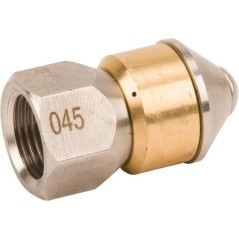Dysza do czyszczenia rur obrotowa 045 3/8 cali gwint wewnętrzny - 18930124722610
