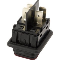 Rocker Switch 20-A red - 19353112