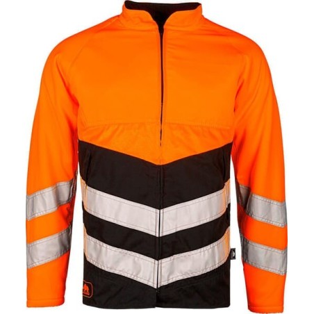 Forestry jacket Hi-vis, orange-black, size S, BasePro by SIP - 1RI1OBS