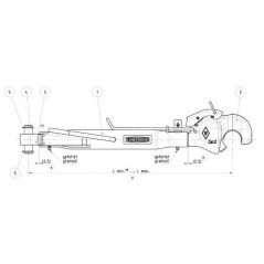Toplink eye/hook 320, M30 cat.2/2 - 200187