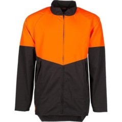 Work jacket, orange-grey, size XL, BasePro by SIP - 1RK1XL