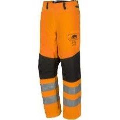 Chainsaw chaps, size M. Roadrunner Flash, orange/black - 1RT1183M