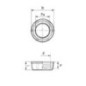 Fly nut 3/8 inch - 200010 Fly nut 3/8 inch - 200010