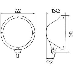 1F8009797431 Hella, Ovale Arbeitslampen 