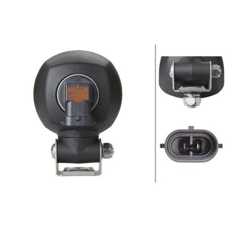 Arbeitsscheinwerfer, 12V, Halogen, Rund - 1G0996176041