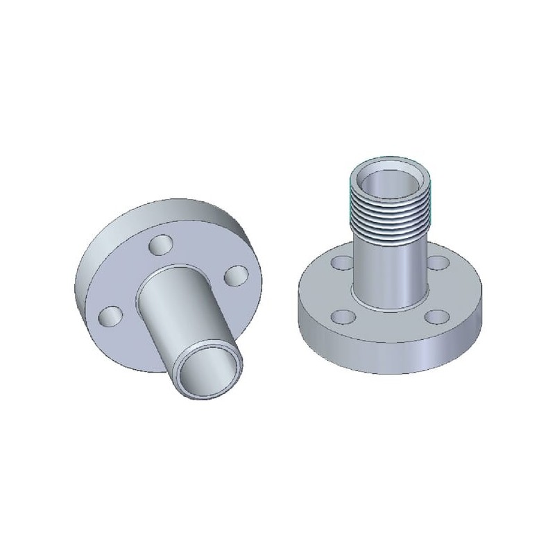 Pump flange straight - 1DPS12 Pump flange straight - 1DPS12