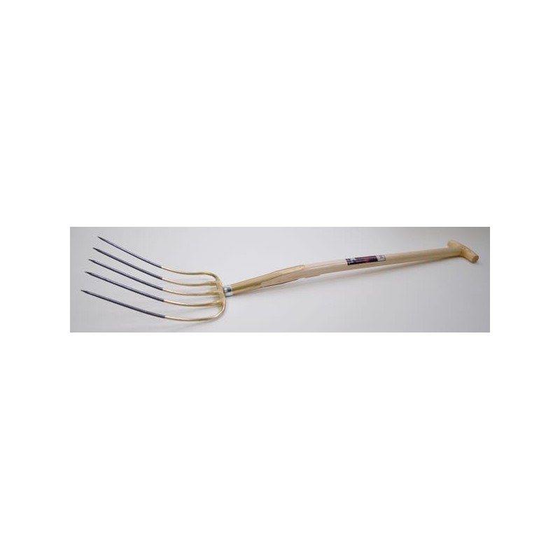 Dung fork 5 prong, sprung bush handle - 2012KR Dung fork 5 prong, sprung bush handle - 2012KR