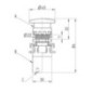Minivalve pushbutton 3/2-way - 200975