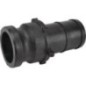 Camlock Type E 2 inch hose end polypropylene - 200E Camlock Type E 2 inch hose end polypropylene - 200E