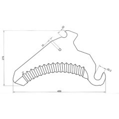 Silage knife - 200596081N