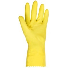 Rękawice ochronne robocze roz. 7/S żółte, latex/bawełna L30 cm FineDex, Honeywell - 209440107