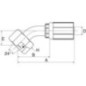 Insert 45 stopni DN32-M45x2 - 20G35FDLORX45