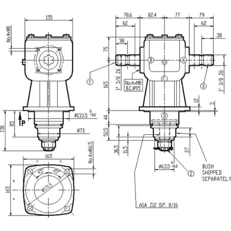 Getriebe LF-205J 11,47 - 205801