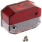 Marker light rectangular, 12V, red/white, bolt on, Aspöck - 216513007