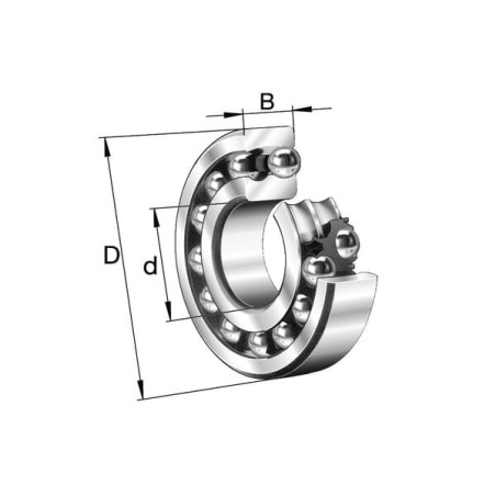 Self-aligning ball bearing - 2319MC3