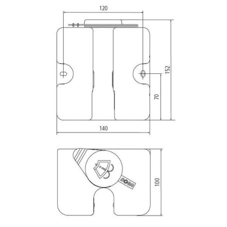 Scheibenwaschbehälter 1,2L - 23110012000
