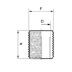 Nippel AG 2 Zoll - 230570