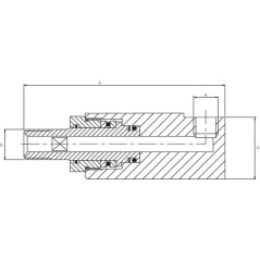 Rotary coupling 1/2 90 stopni - 230308