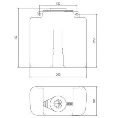 Windscreen washer tank - 23310012000