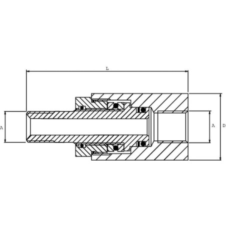 Rotary coupling 1/2 180 stopni - 235308